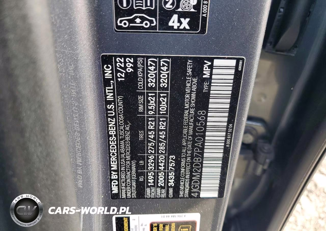 2023 Mercedes-Benz Eqs Suv 450+ VIN:4JGDM2DB7PA010568 - 13