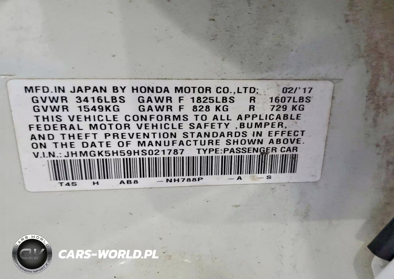 2017 Honda Fit Lx VIN:JHMGK5H59HS021787 - 12