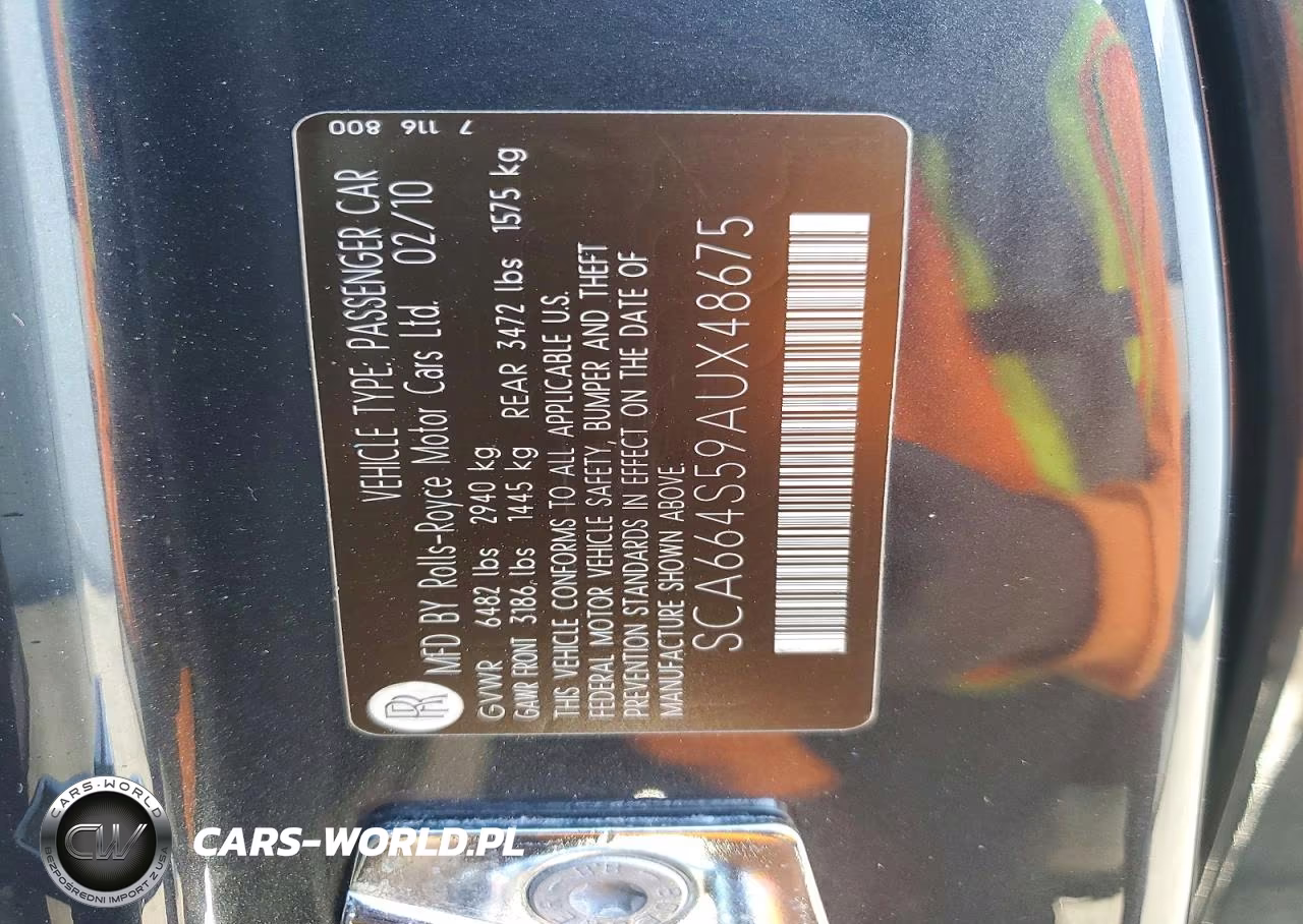 2010 Rolls-Royce Ghost VIN:SCA664S59AUX48675 - 12
