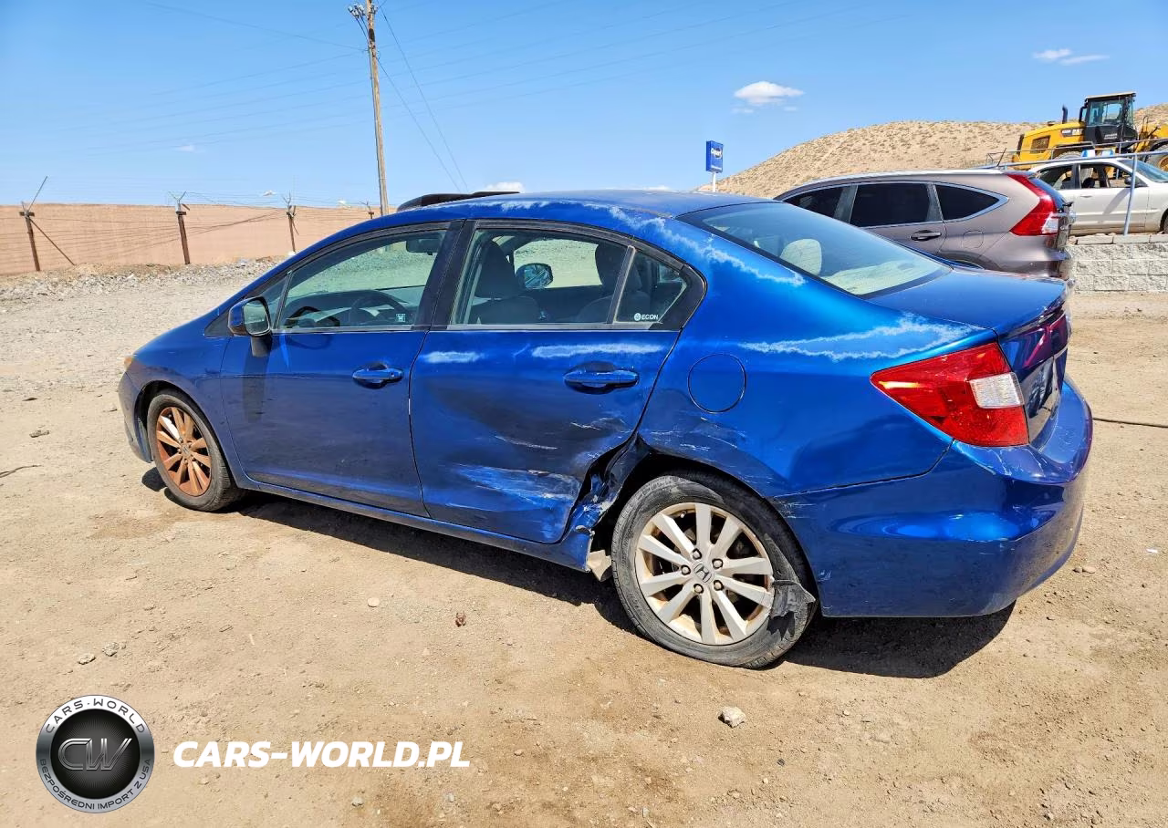 2012 Honda Civic Ex VIN:2HGFB2F82CH554431 - 2