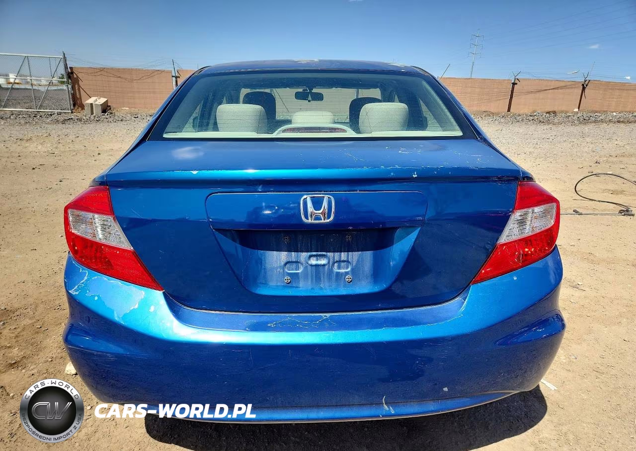 2012 Honda Civic Ex VIN:2HGFB2F82CH554431 - 6