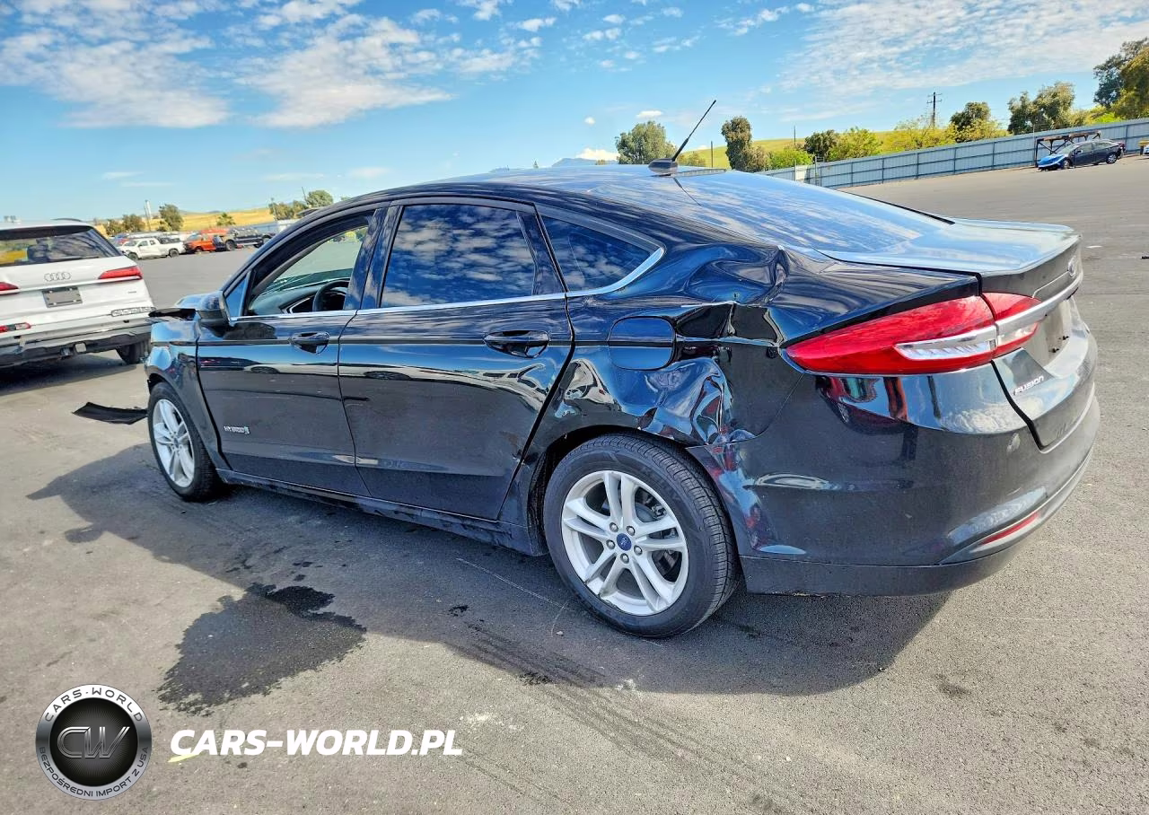 2018 Ford Fusion S Hybrid VIN:3FA6P0UU6JR101022 - 2