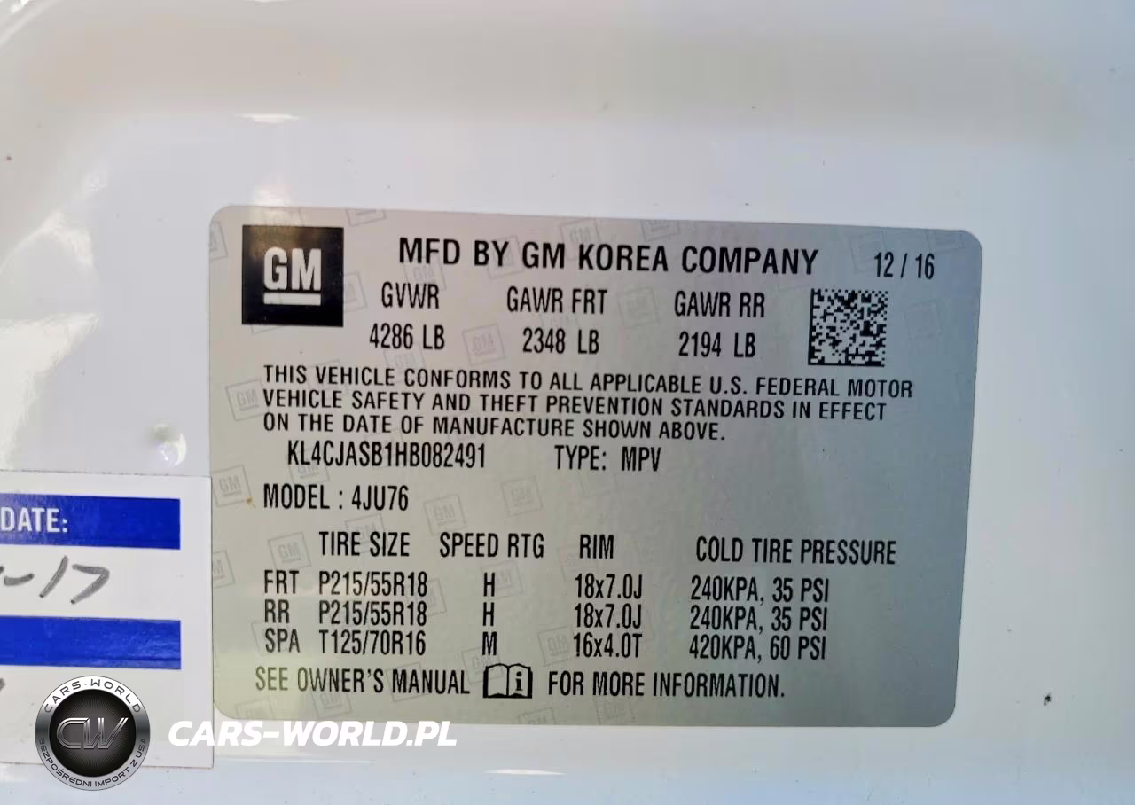 2017 Buick Encore Preferred VIN:KL4CJASB1HB082491 - 14