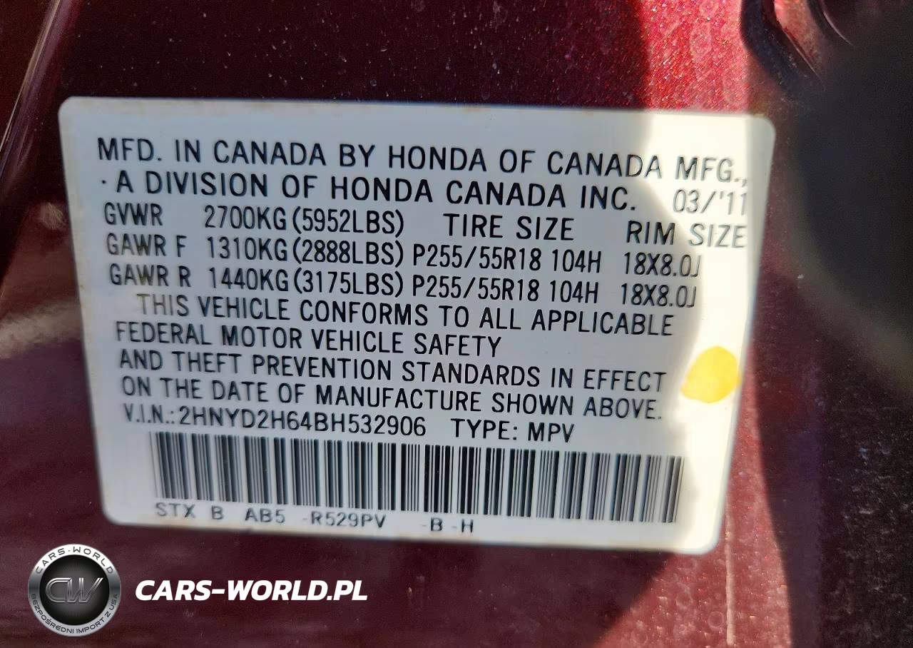 2011 Acura Mdx Technology VIN:2HNYD2H64BH532906 - 13