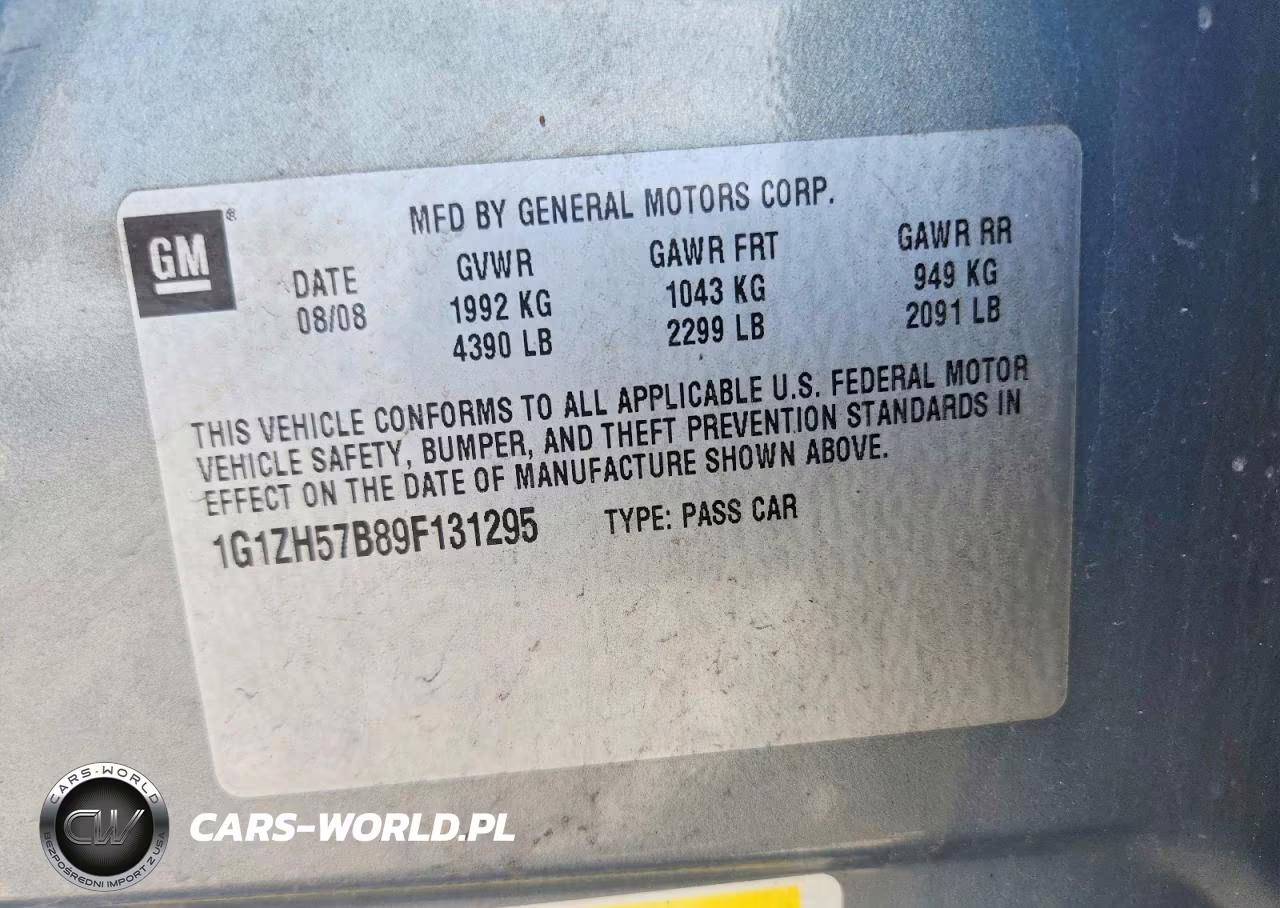 2009 Chevrolet Malibu 1Lt VIN:1G1ZH57B89F131295 - 12