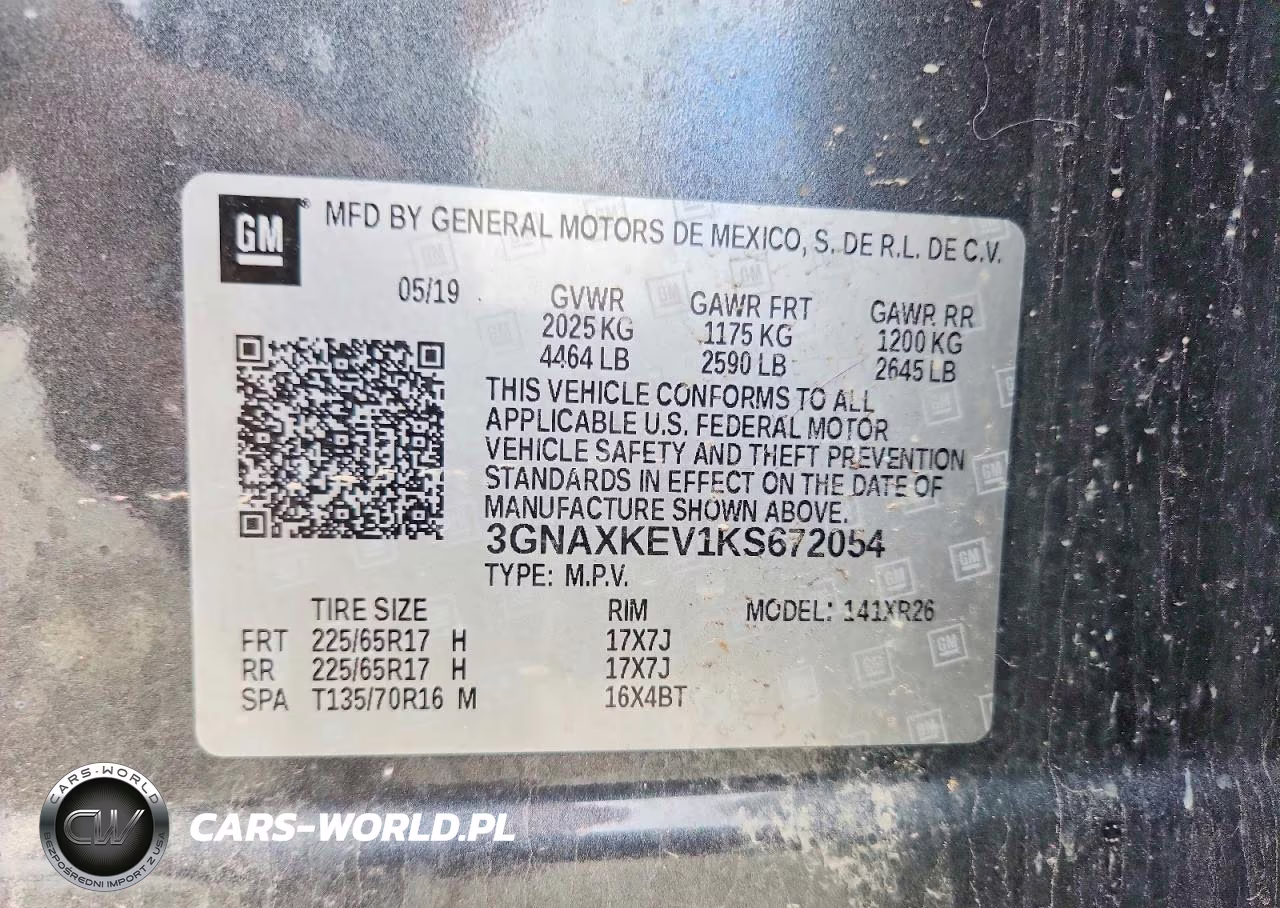 2019 Chevrolet Equinox Lt VIN:3GNAXKEV1KS672054 - 13