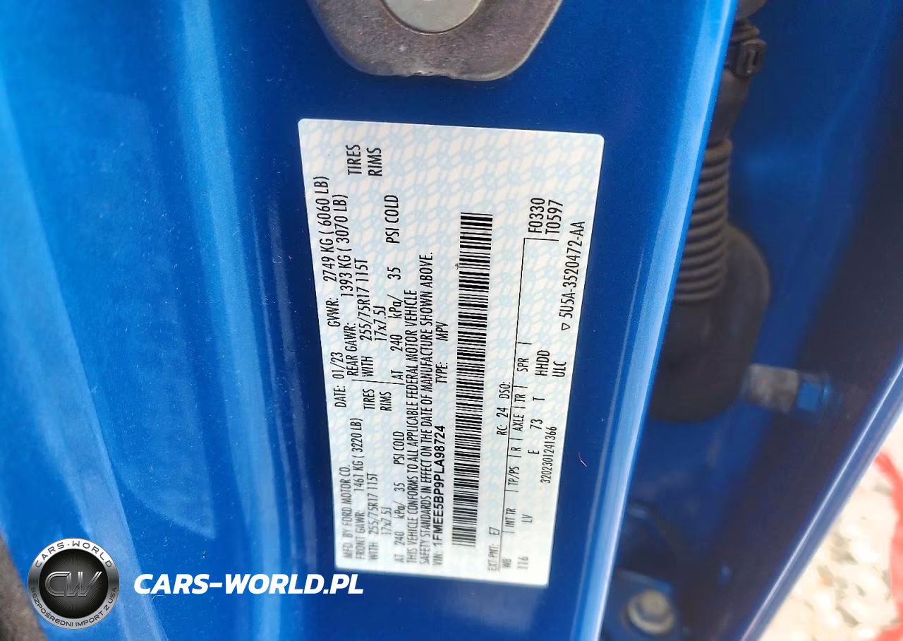 2023 Ford Bronco Base VIN:1FMEE5BP9PLA98724 - 13