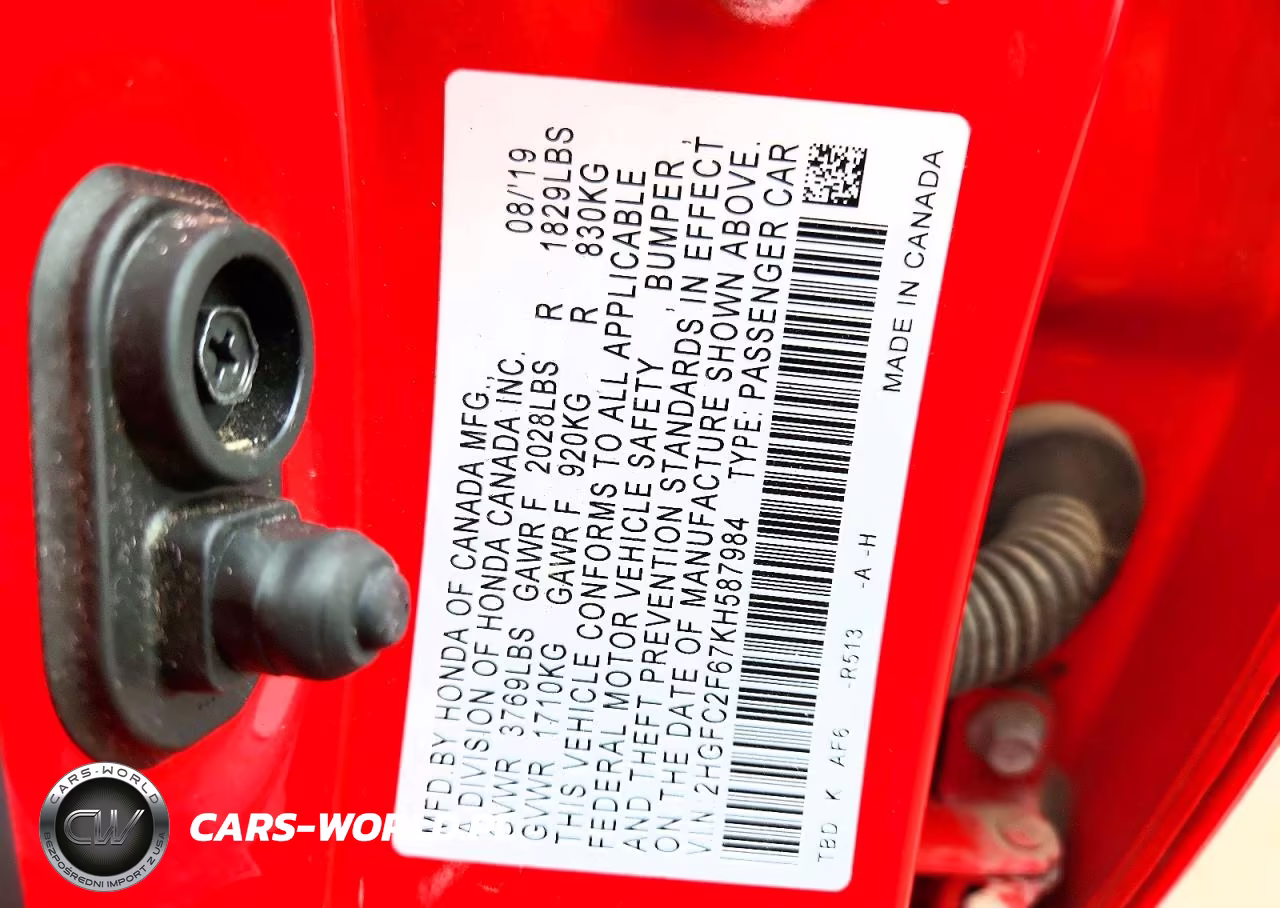 2019 Honda Civic Lx VIN:2HGFC2F67KH587984 - 12
