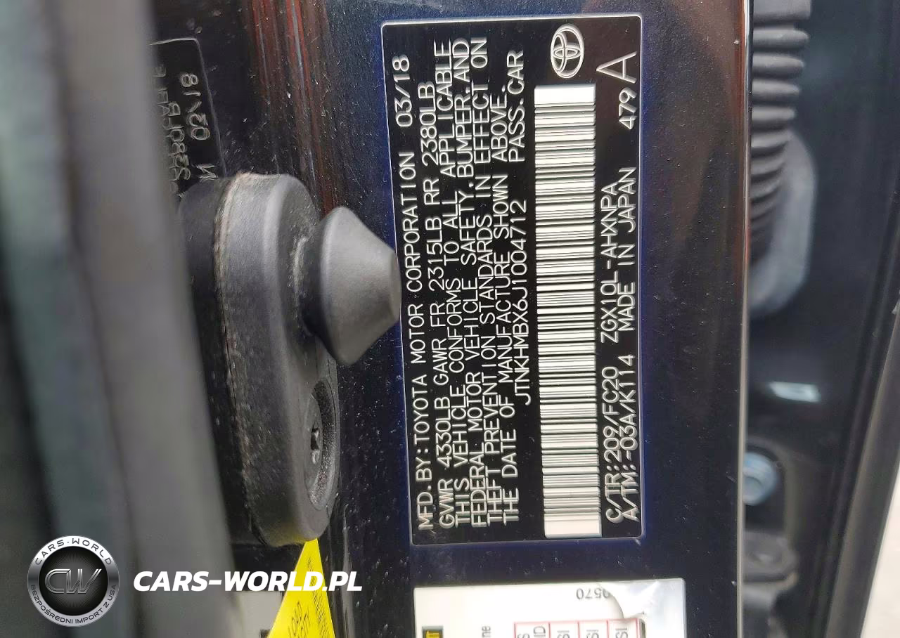 2018 Toyota C-Hr Xle Premium VIN:JTNKHMBX6J1004712 - 13