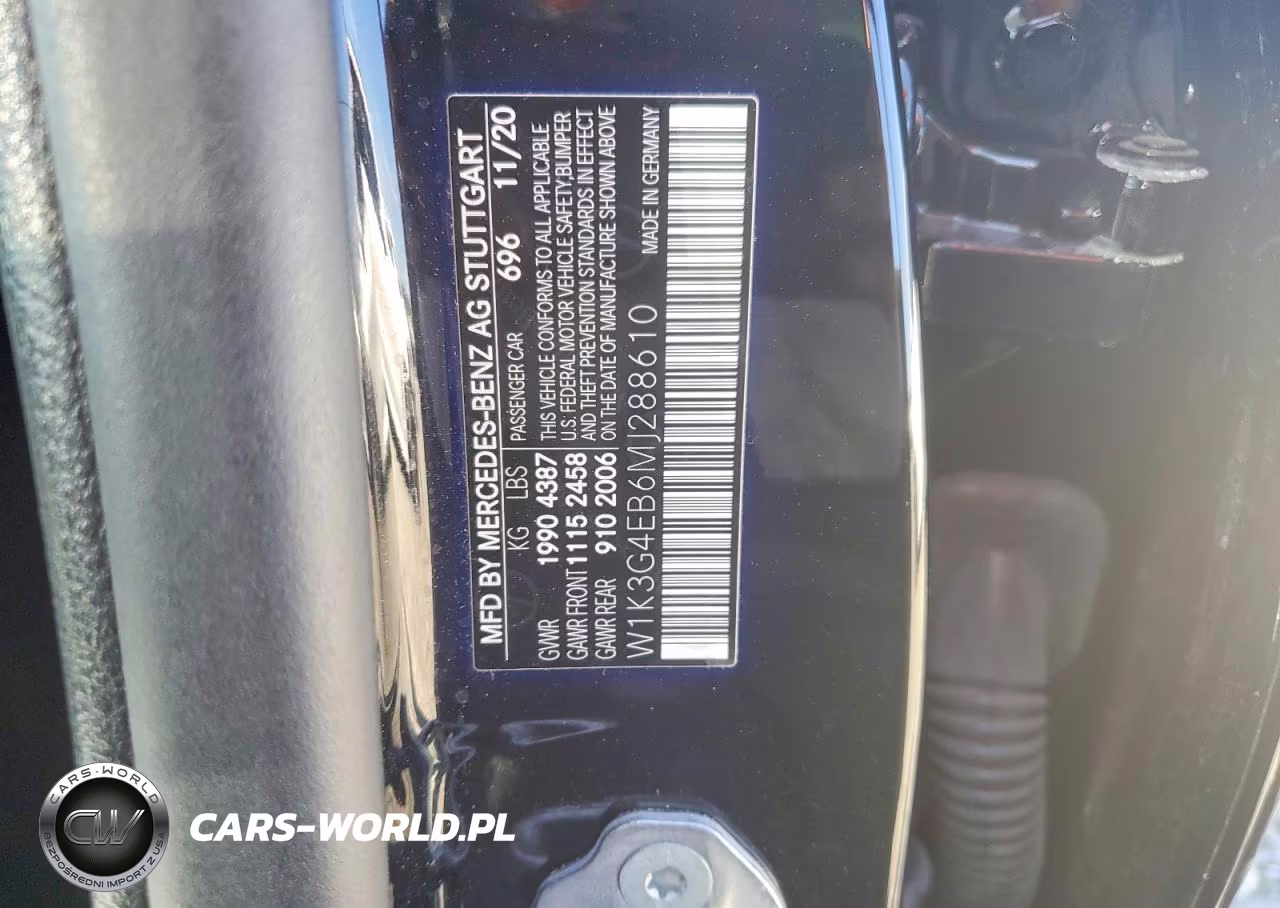 2021 Mercedes-Benz A 220 VIN:W1K3G4EB6MJ288610 - 12