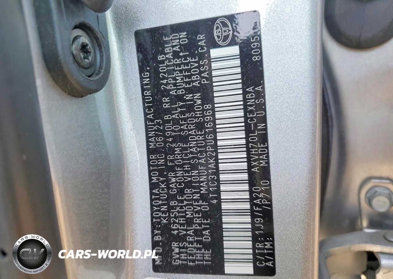 2023 Toyota Camry Le VIN:4T1C31AK2PU616968 - 12