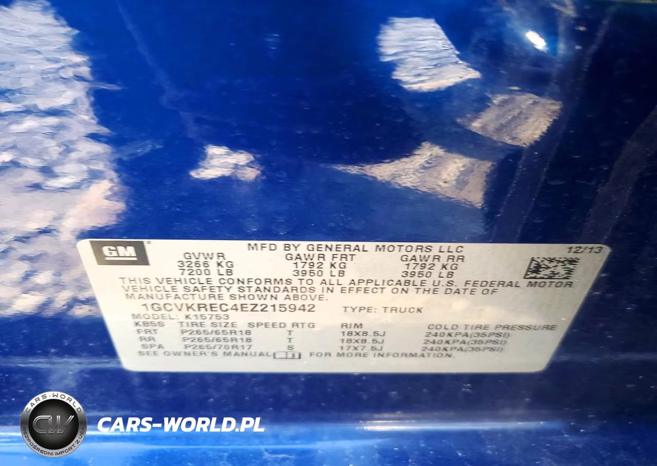 2014 Chevrolet Silverado K1500 Lt VIN:1GCVKREC4EZ215942 - 12
