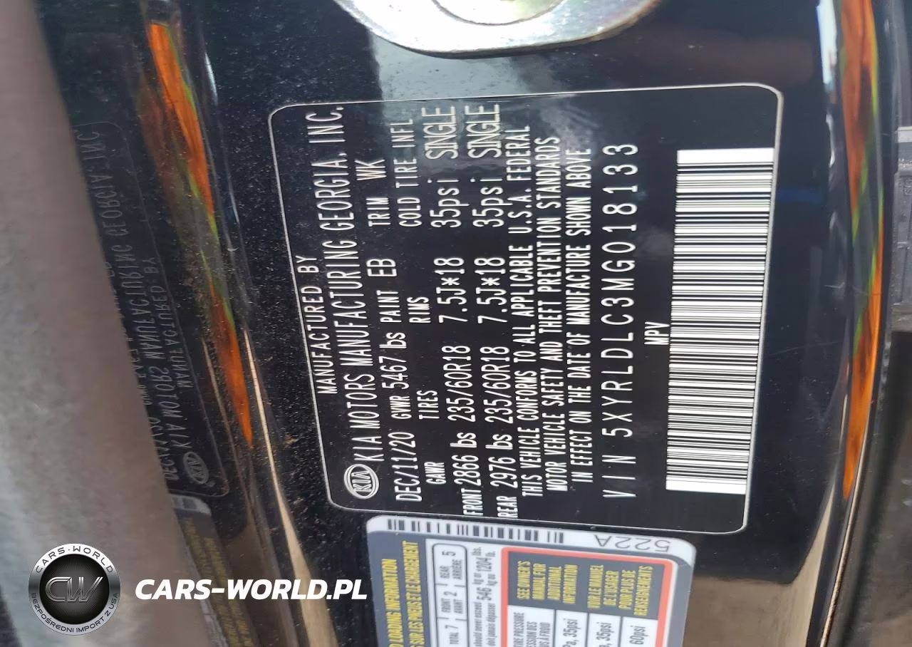 2021 Kia Sorento S VIN:5XYRLDLC3MG018133 - 12
