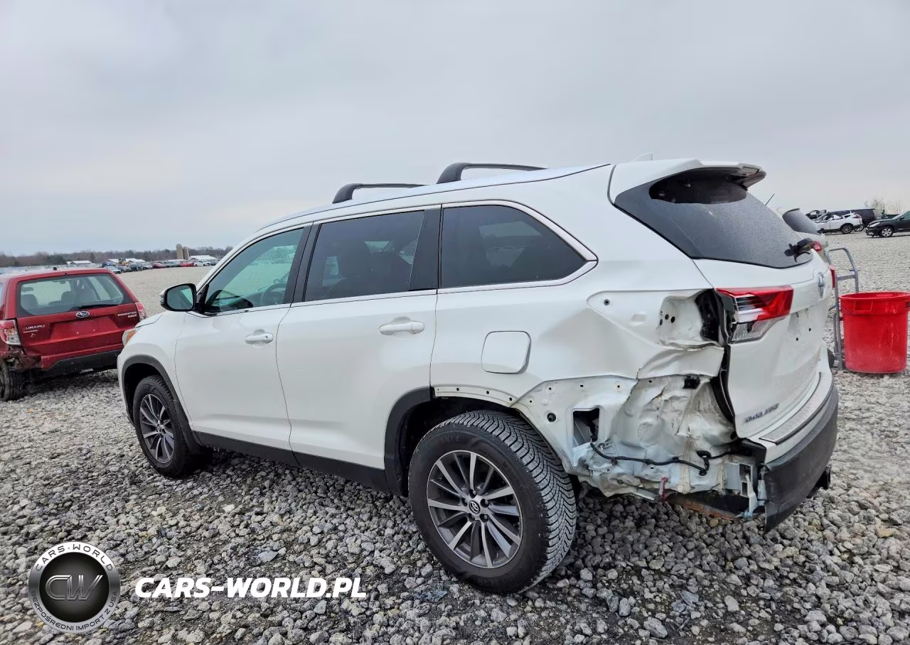 2019 Toyota Highlander Xle VIN:5TDJZRFH5KS924669 - 2