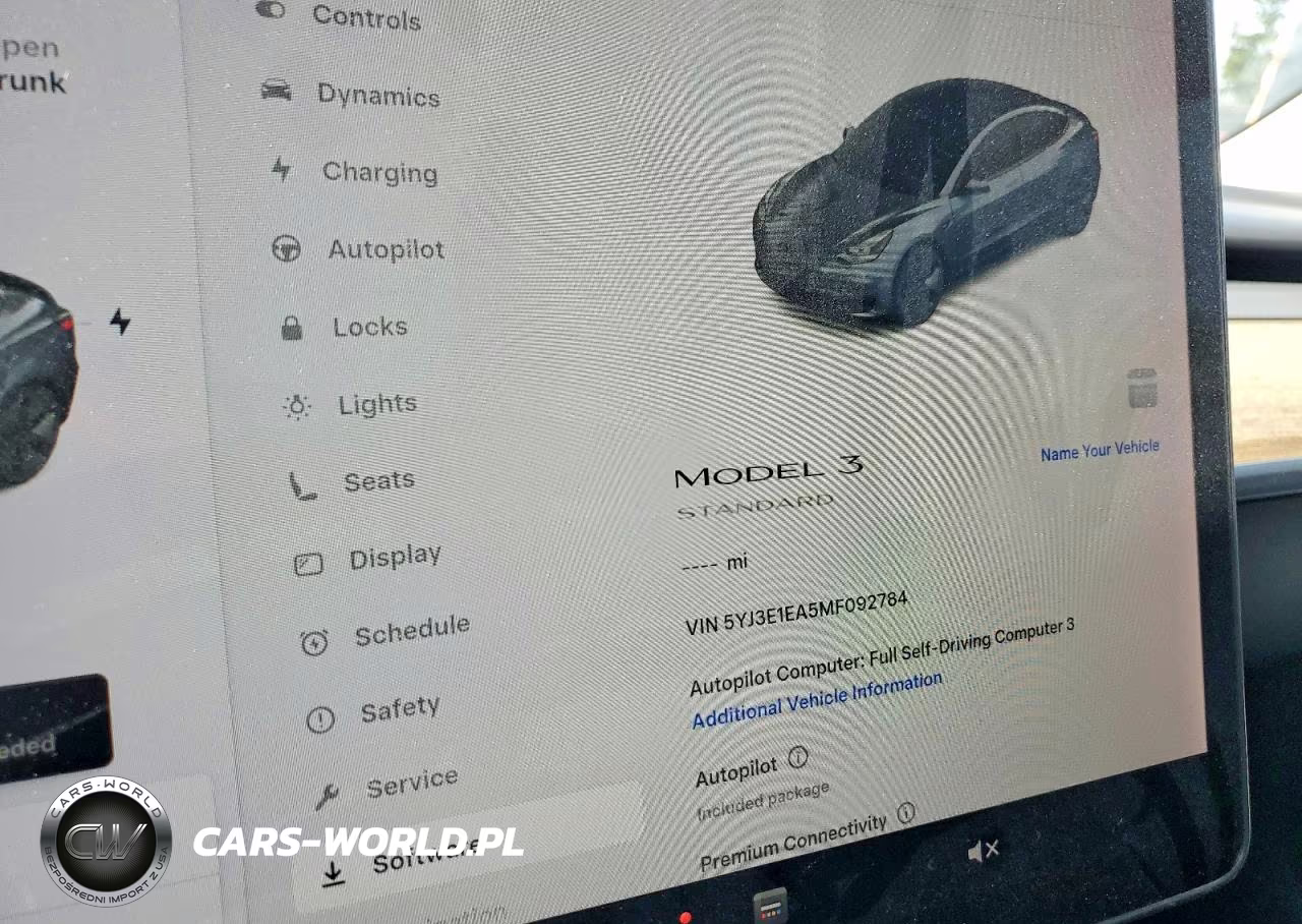 2021 Tesla Model 3 VIN:5YJ3E1EA5MF092784 - 9