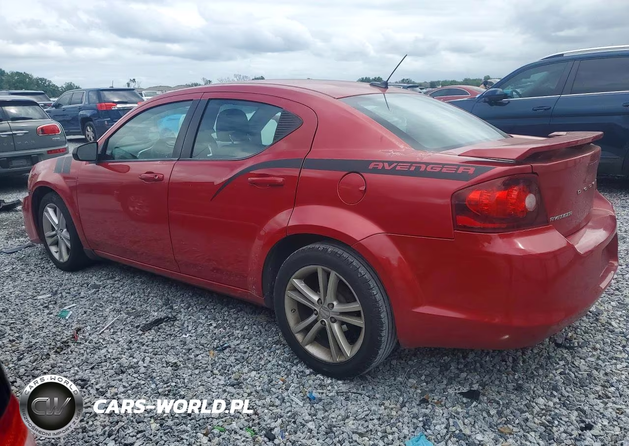 2013 Dodge Avenger Se VIN:1C3CDZAGXDN769801 - 2