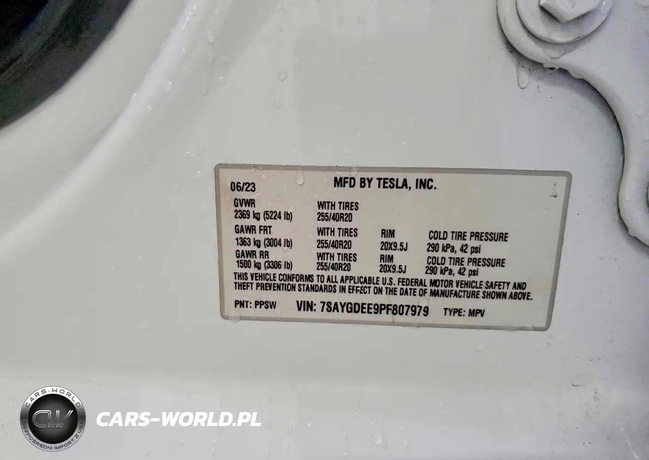 2023 Tesla Model Y VIN:7SAYGDEE9PF807979 - 13