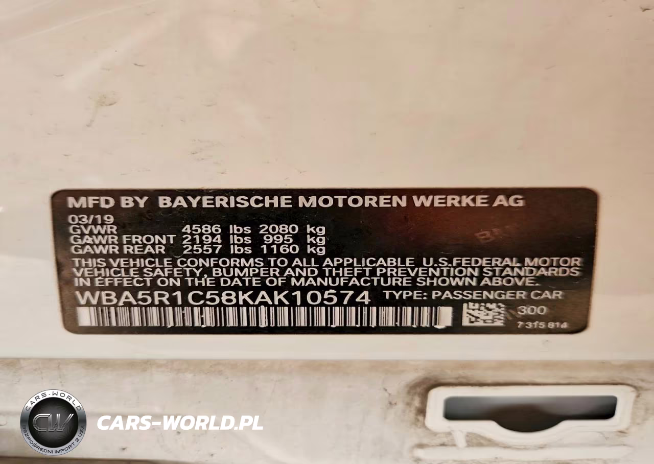 2019 BMW 330I VIN:WBA5R1C58KAK10574 - 13