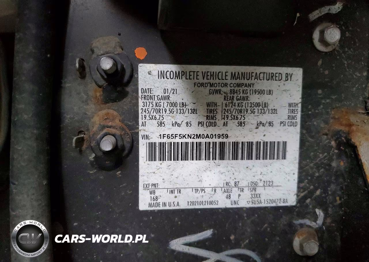 2021 Ford F59 Delivery Van VIN:1F65F5KN2M0A01959 - 13