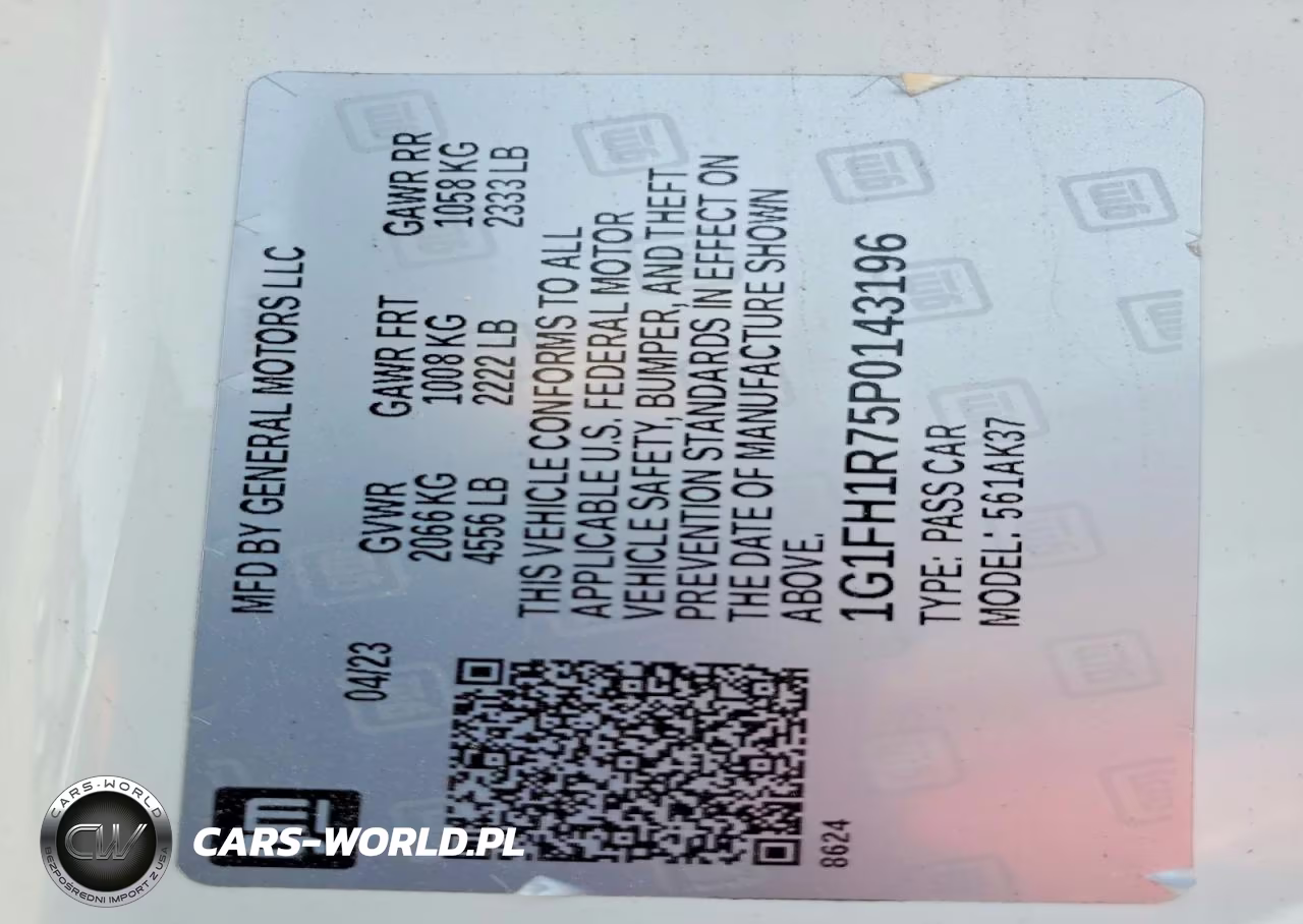 2023 Chevrolet Camaro Ss VIN:1G1FH1R75P0143196 - 12