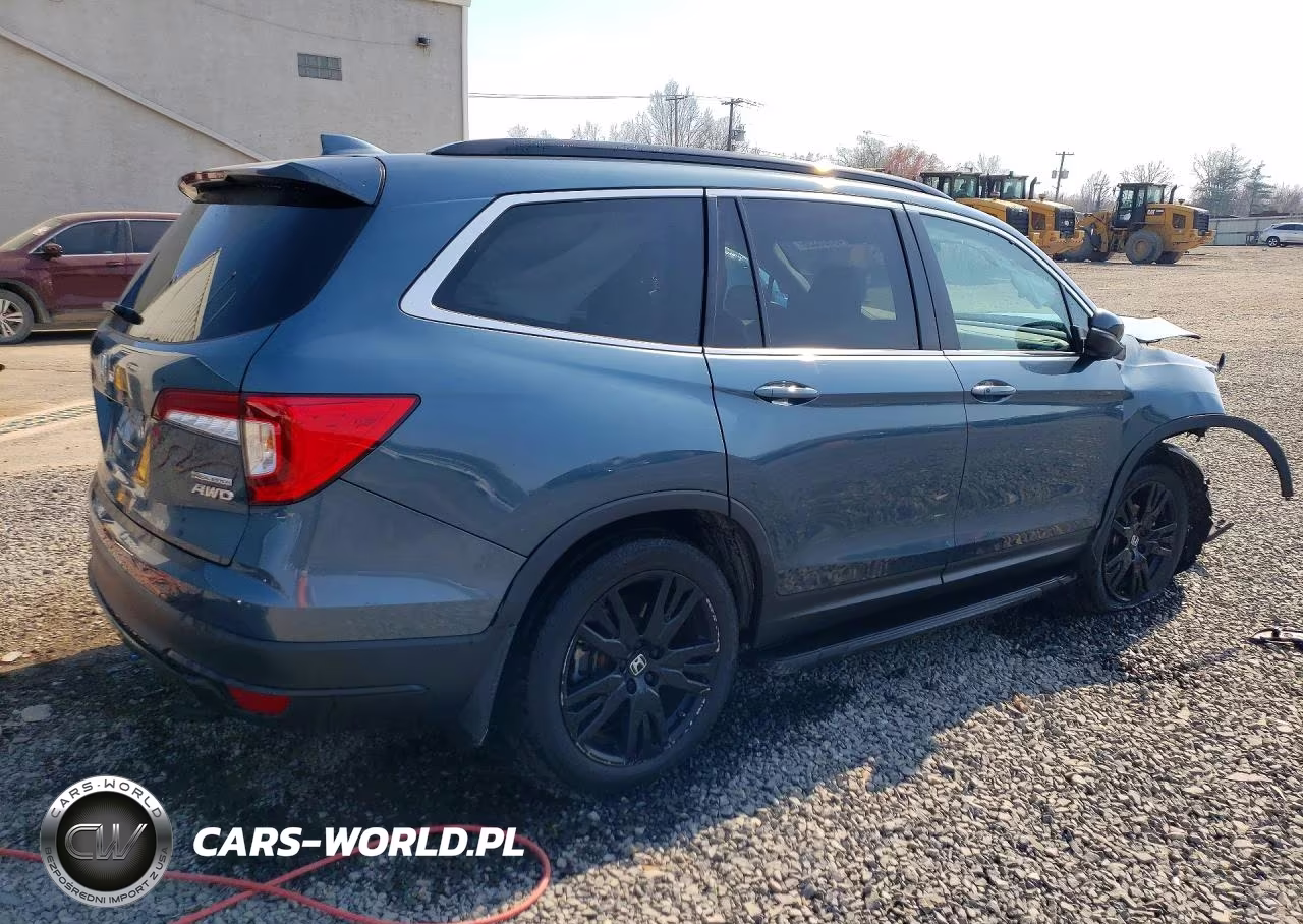 2022 Honda Pilot Se VIN:5FNYF6H25NB028587 - 3