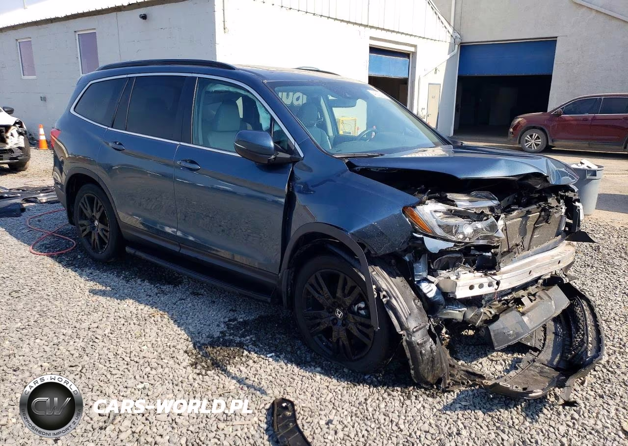 2022 Honda Pilot Se VIN:5FNYF6H25NB028587 - 4
