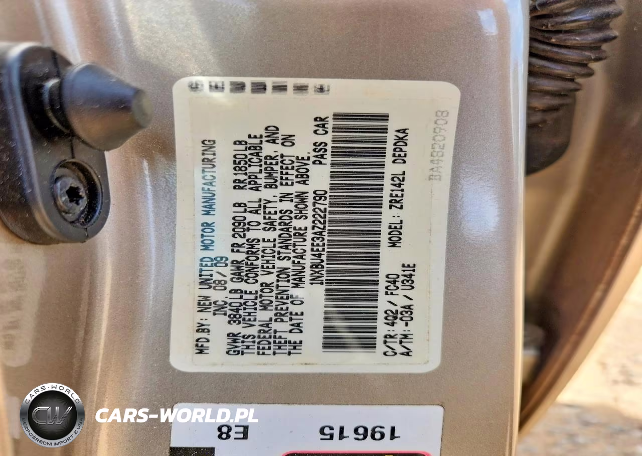 2010 Toyota Corolla Le VIN:1NXBU4EE3AZ222790 - 13