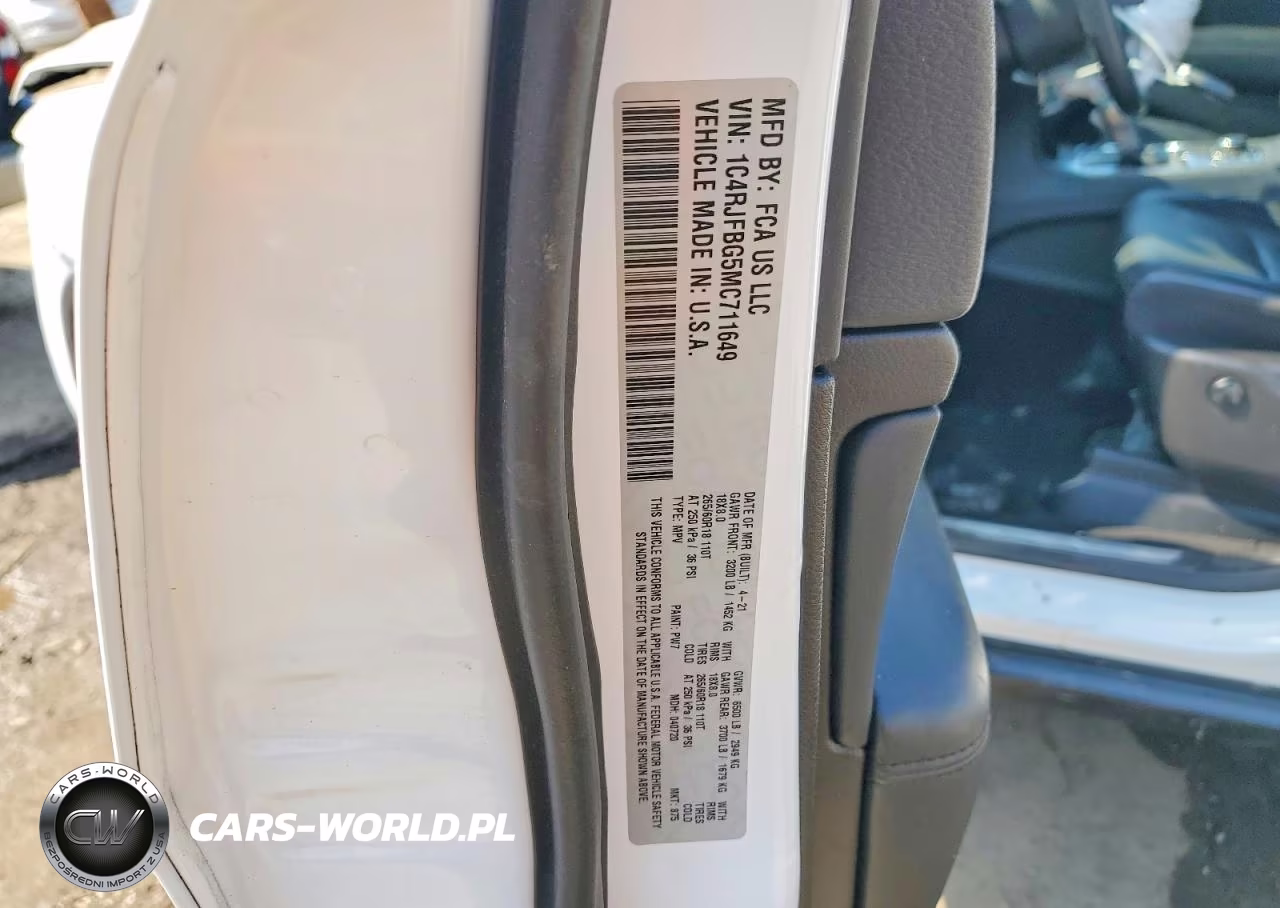 2021 Jeep Grand Cherokee Limited VIN:1C4RJFBG5MC711649 - 13