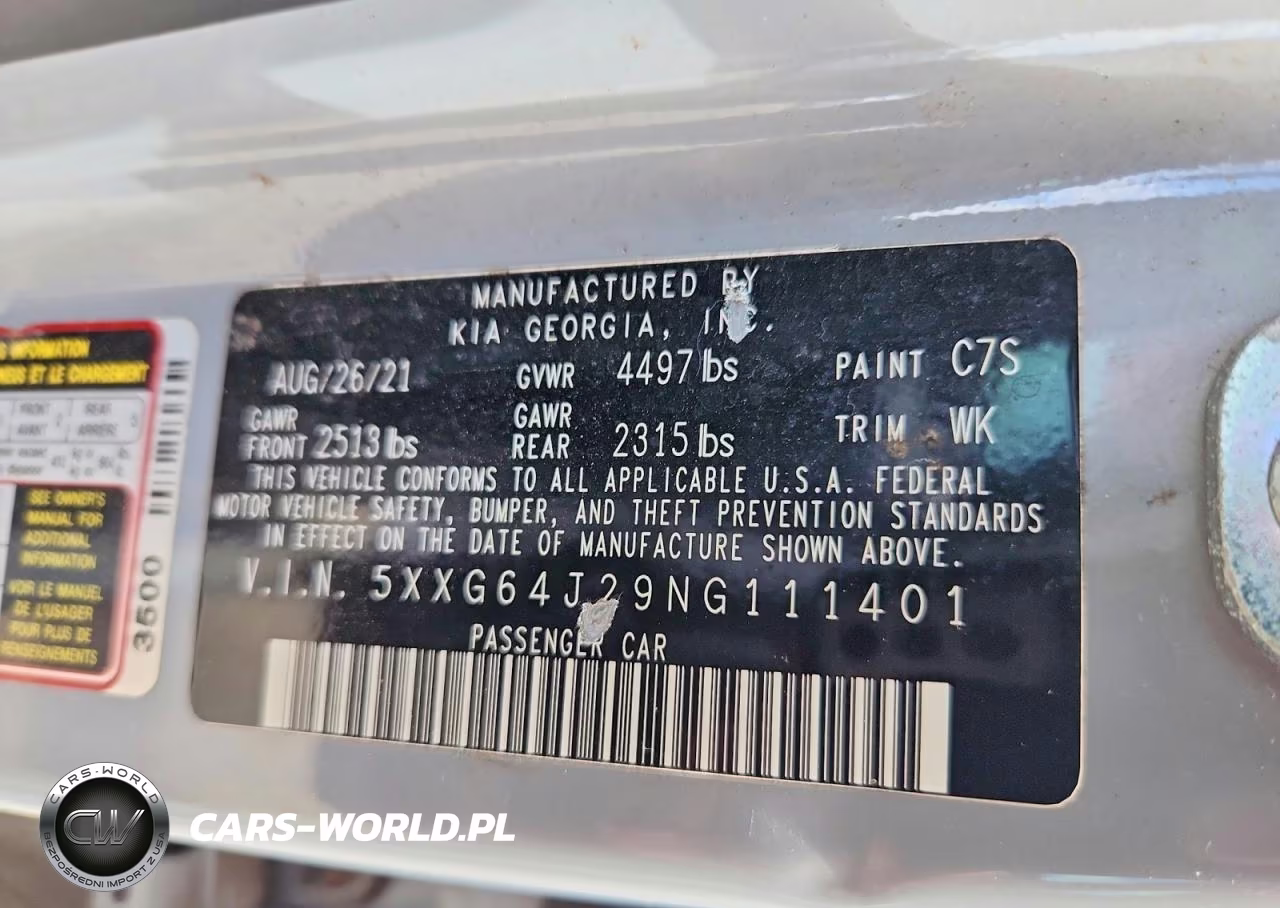 2022 Kia K5 Gt Line VIN:5XXG64J29NG111401 - 12