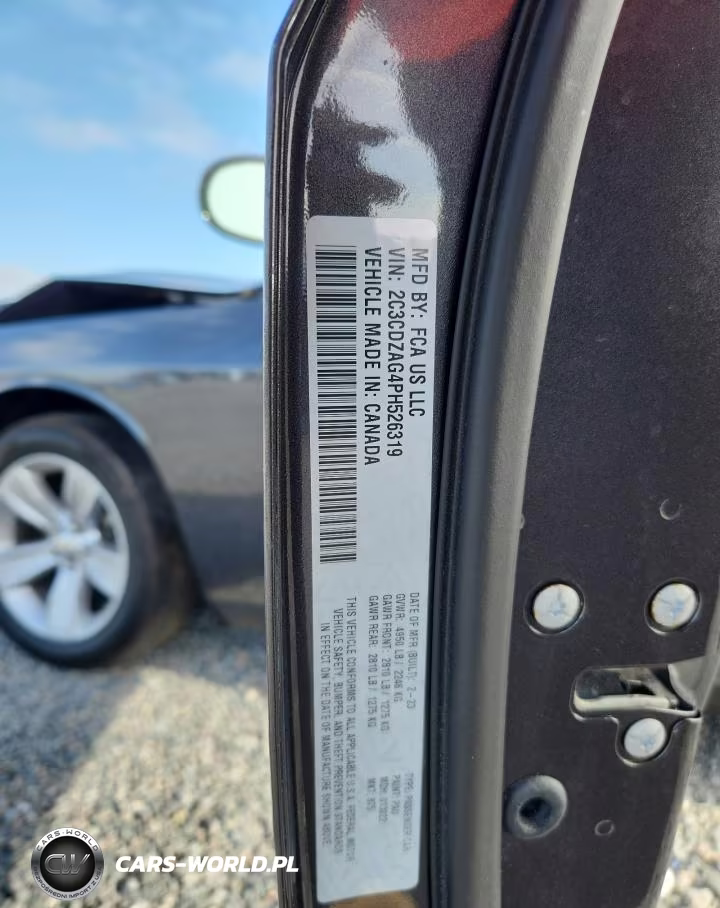 2023 Dodge Challenger Sxt VIN:2C3CDZAG4PH526319 - 13