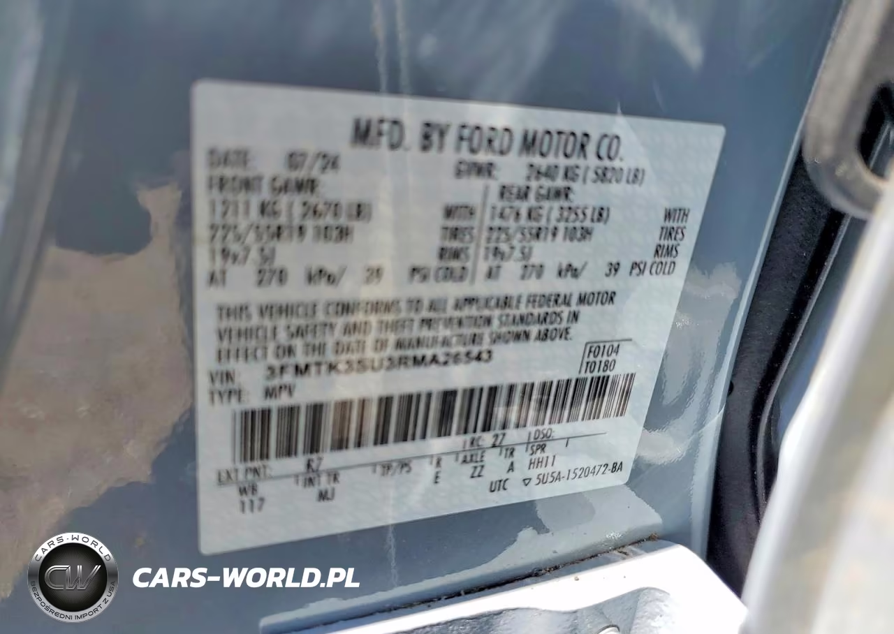 2024 Ford Mustang Mach-E Premium VIN:3FMTK3SU3RMA26543 - 12