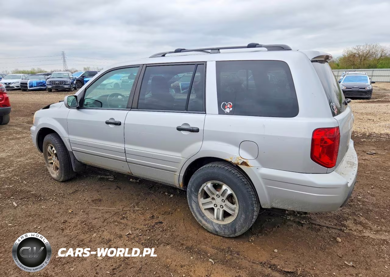 2004 Honda Pilot Exl VIN:2HKYF18524H585504 - 2