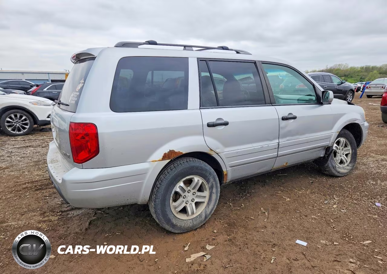 2004 Honda Pilot Exl VIN:2HKYF18524H585504 - 3