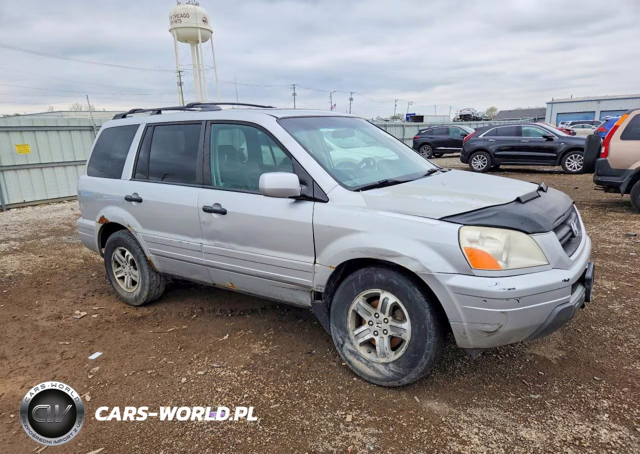 2004 Honda Pilot Exl VIN:2HKYF18524H585504 - 4