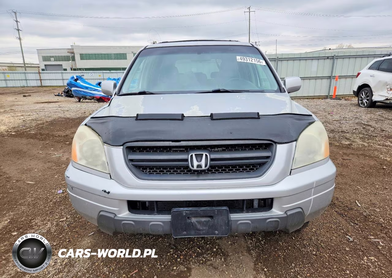 2004 Honda Pilot Exl VIN:2HKYF18524H585504 - 5