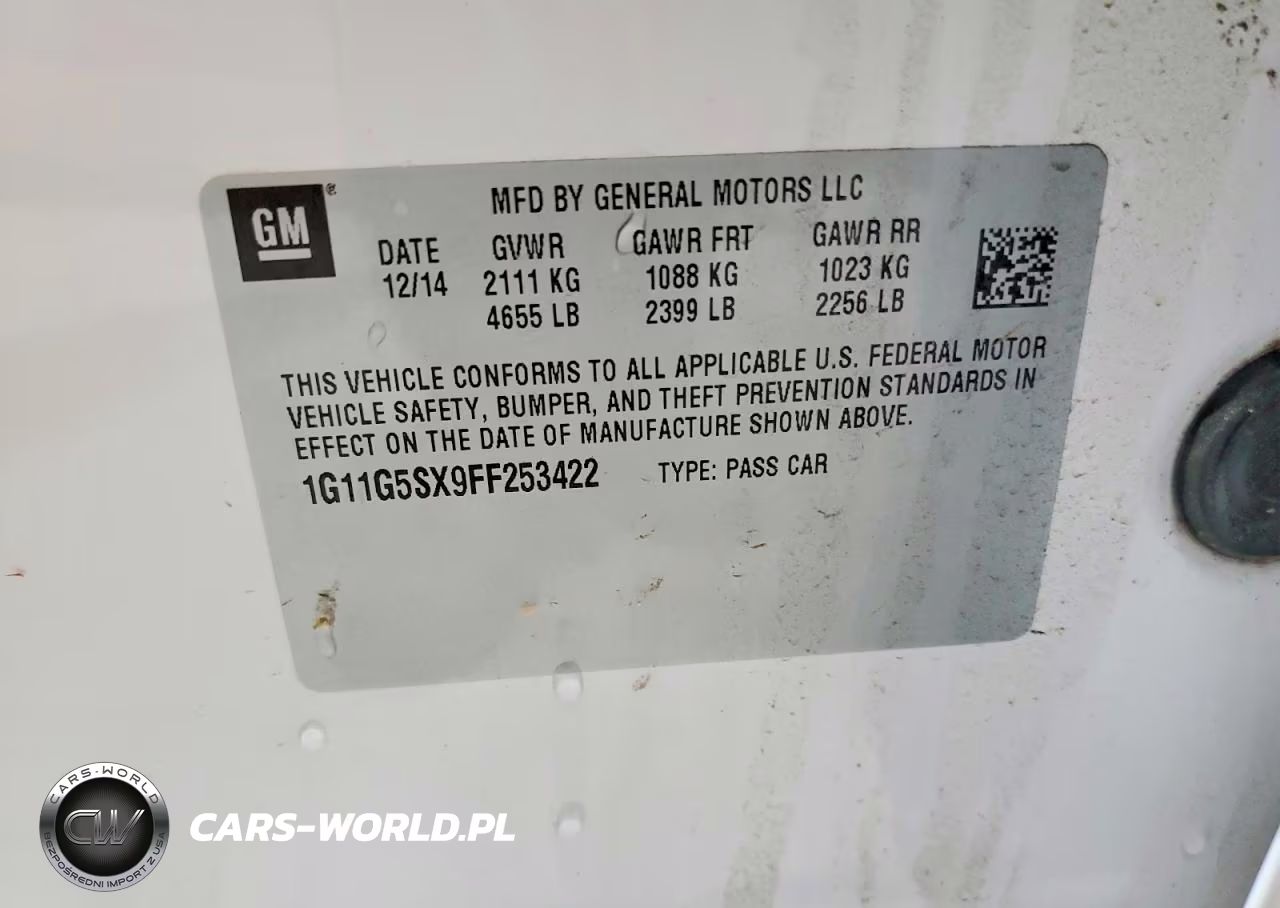 2015 Chevrolet Malibu Ltz VIN:1G11G5SX9FF253422 - 12