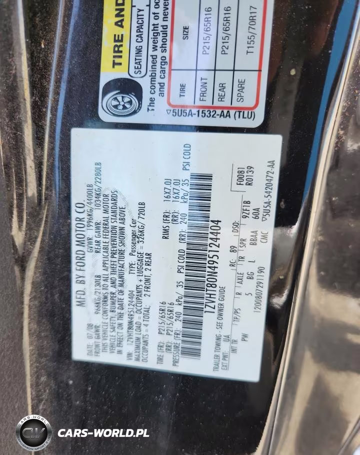 2009 Ford Mustang VIN:1ZVHT80N495124404 - 12