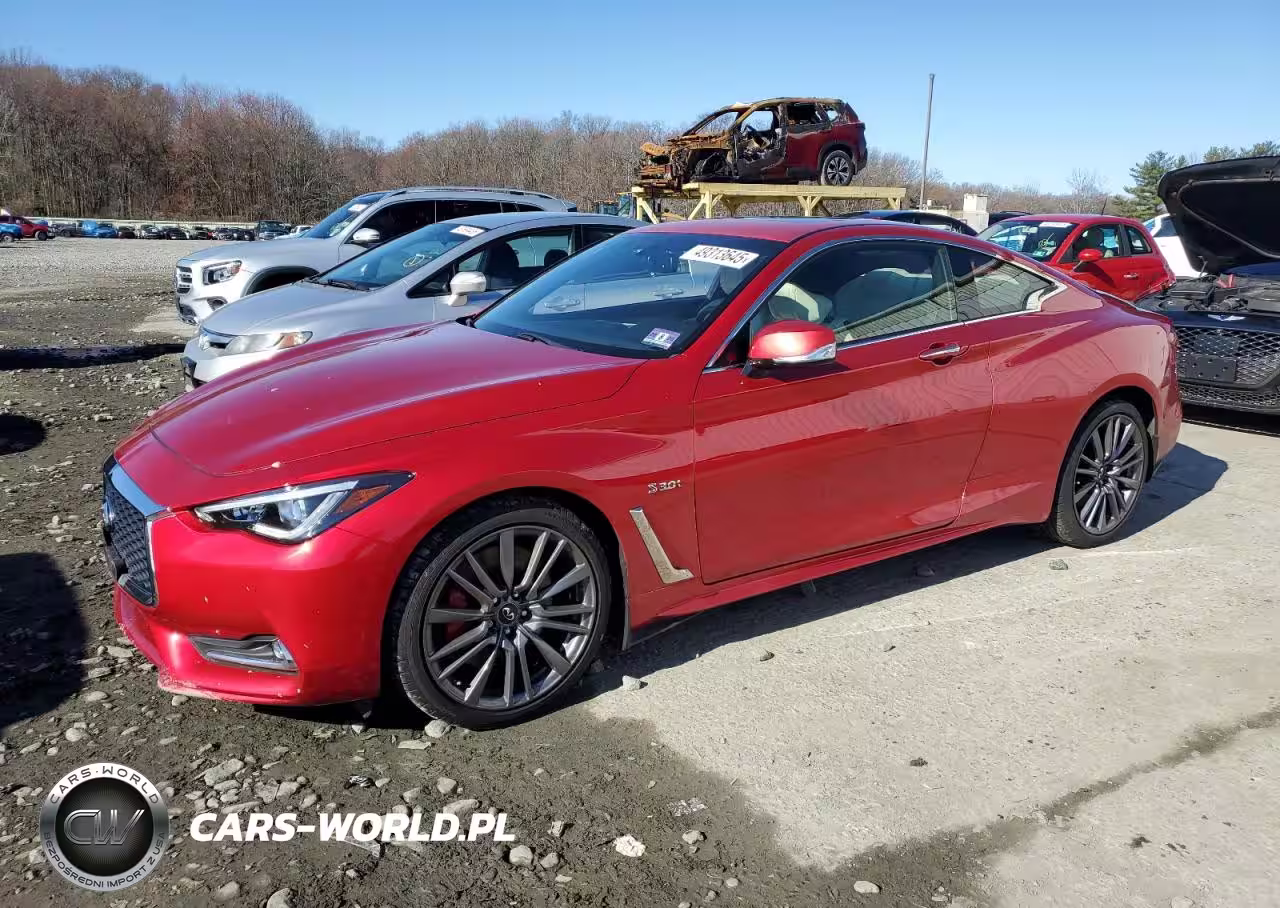2017 Infiniti Q60 Red Sport 400