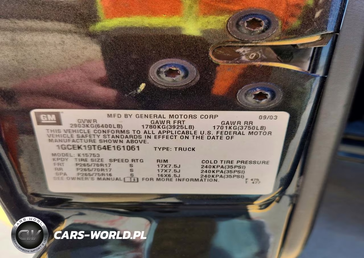 2004 Chevrolet Silverado K1500 VIN:1GCEK19T64E161061 - 12