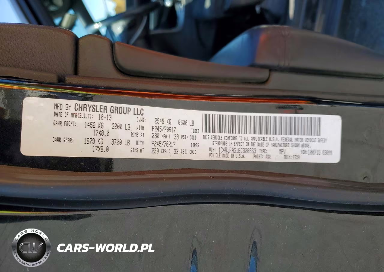 2014 Jeep Grand Cherokee Laredo VIN:1C4RJFAG1EC320663 - 13