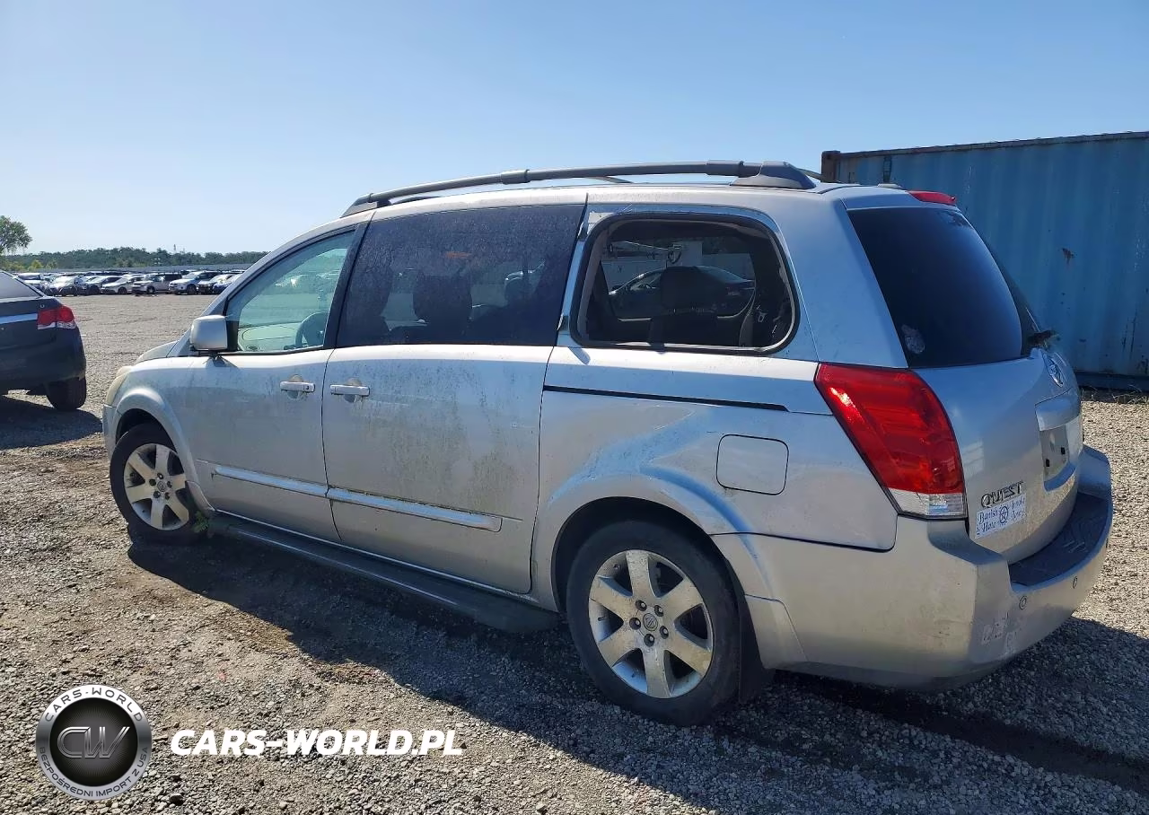 2004 Nissan Quest 3.5 S VIN:5N1BV28U44N347123 - 2