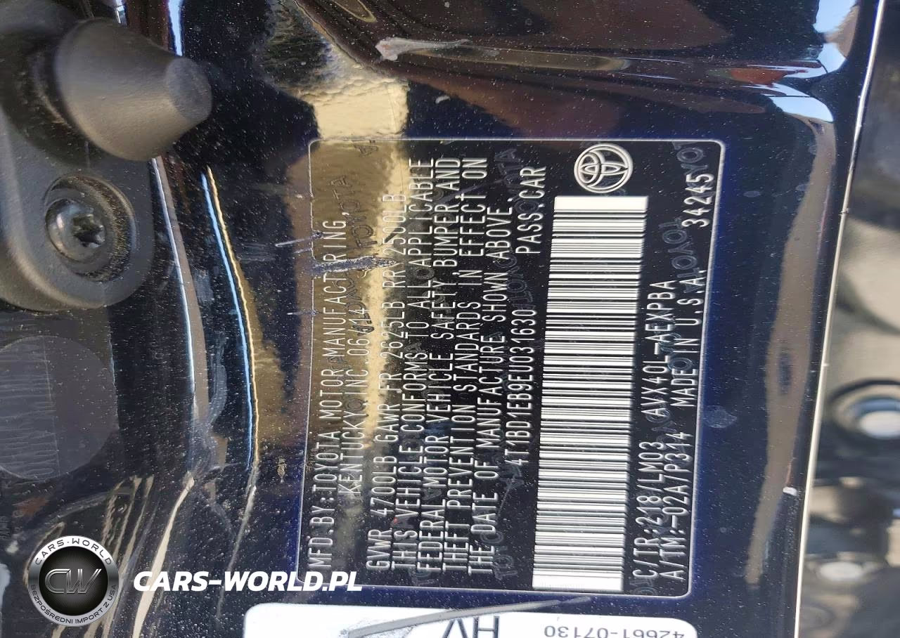 2014 Toyota Avalon Hybrid Limited VIN:4T1BD1EB9EU031630 - 12