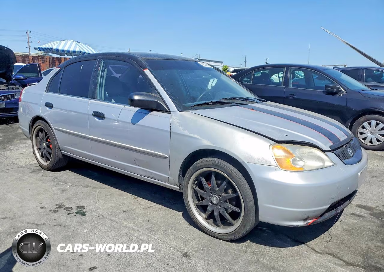 2001 Honda Civic Lx VIN:1HGES155X1L000356 - 4