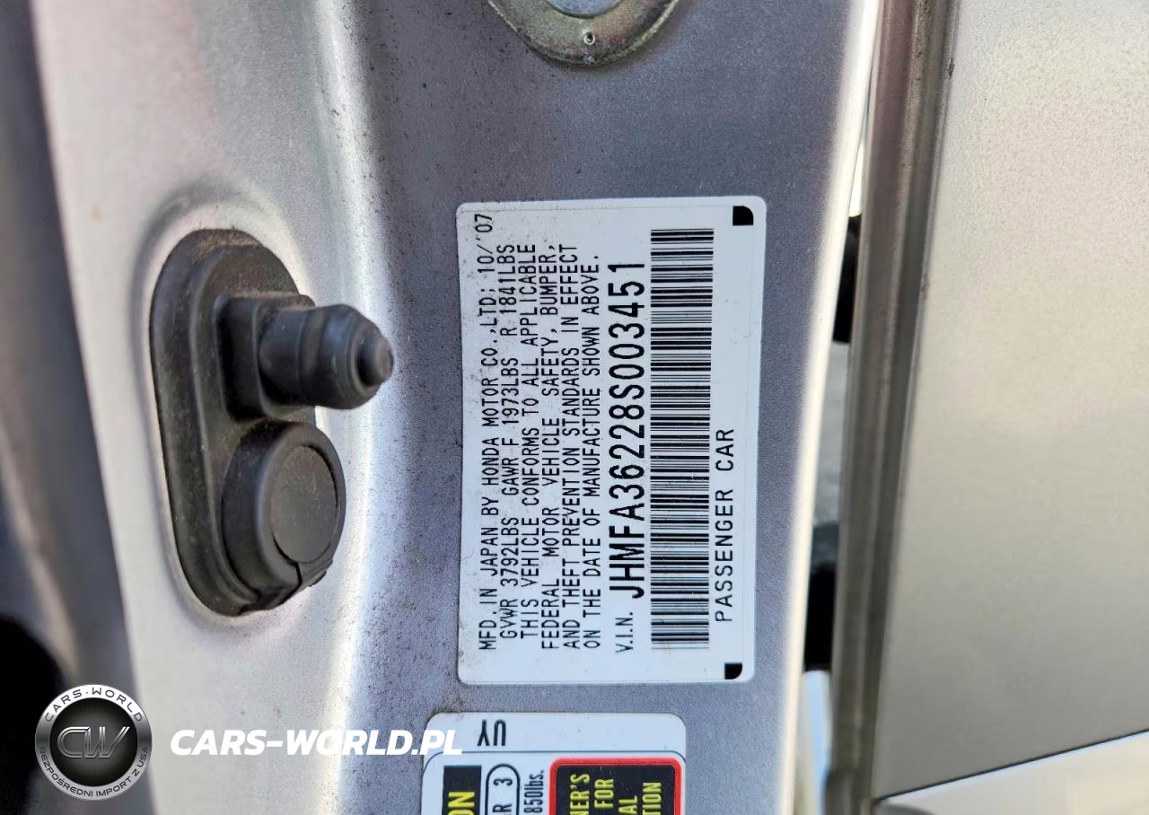 2008 Honda Civic Hybrid VIN:JHMFA36228S003451 - 12