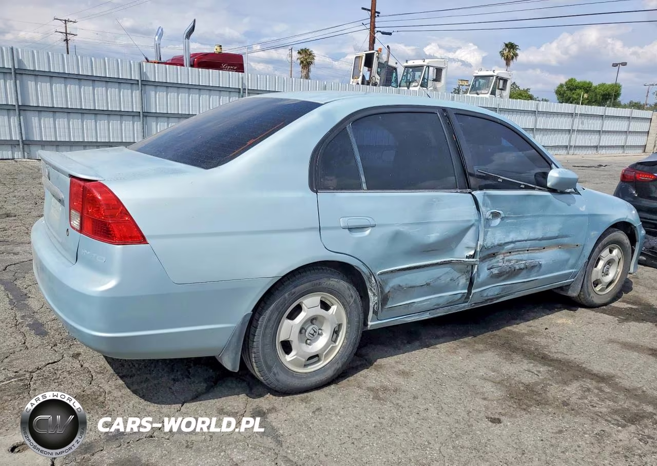 2003 Honda Civic Hybrid VIN:JHMES95633S008084 - 3