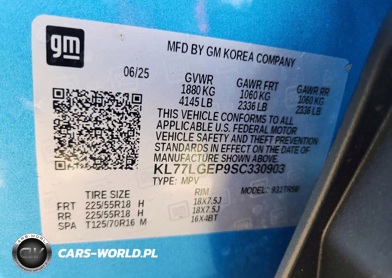 2025 Chevrolet Trax 1Rs VIN:KL77LGEP9SC330903 - 13