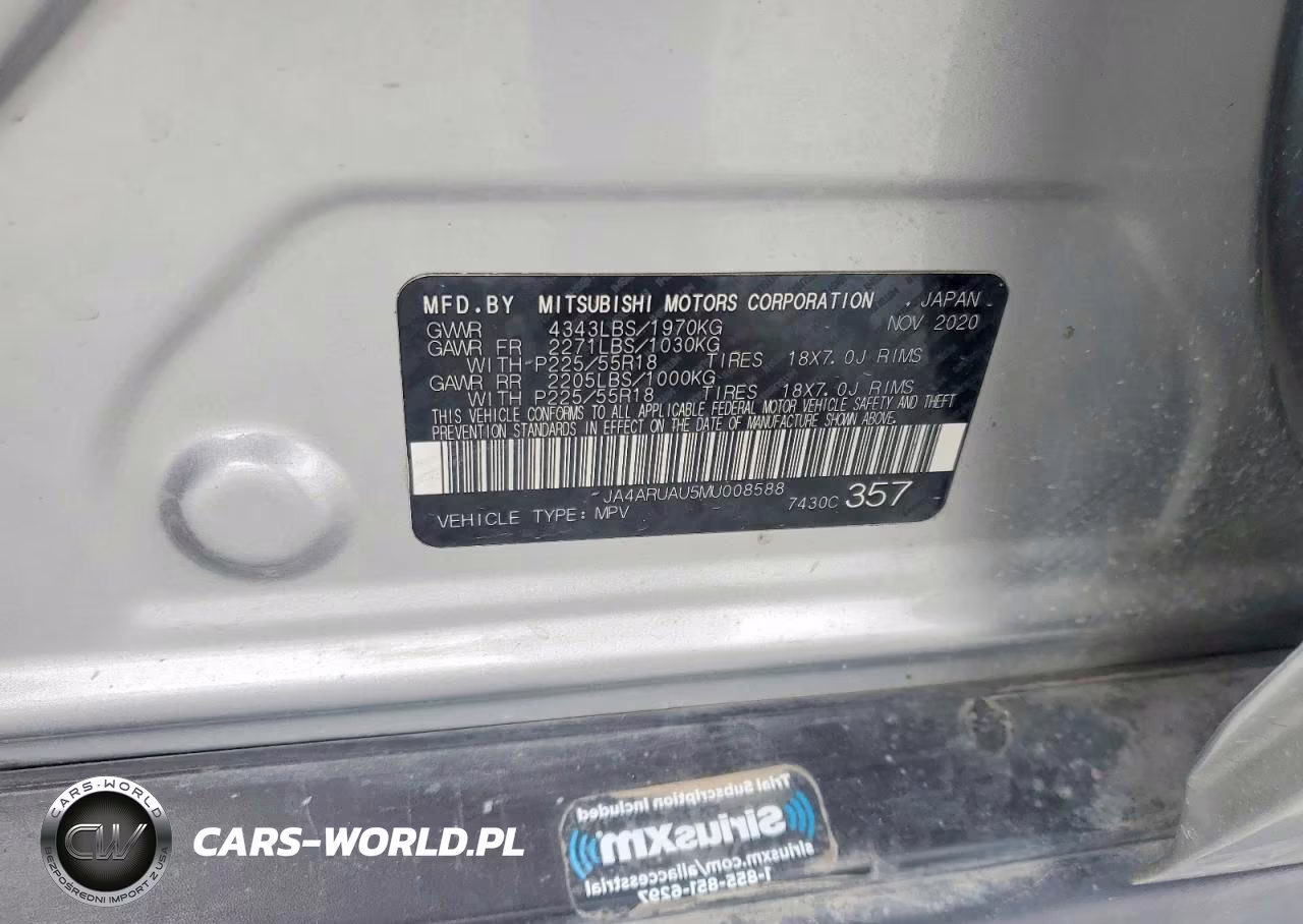 2021 Mitsubishi Outlander Sport Es VIN:JA4ARUAU5MU008588 - 13