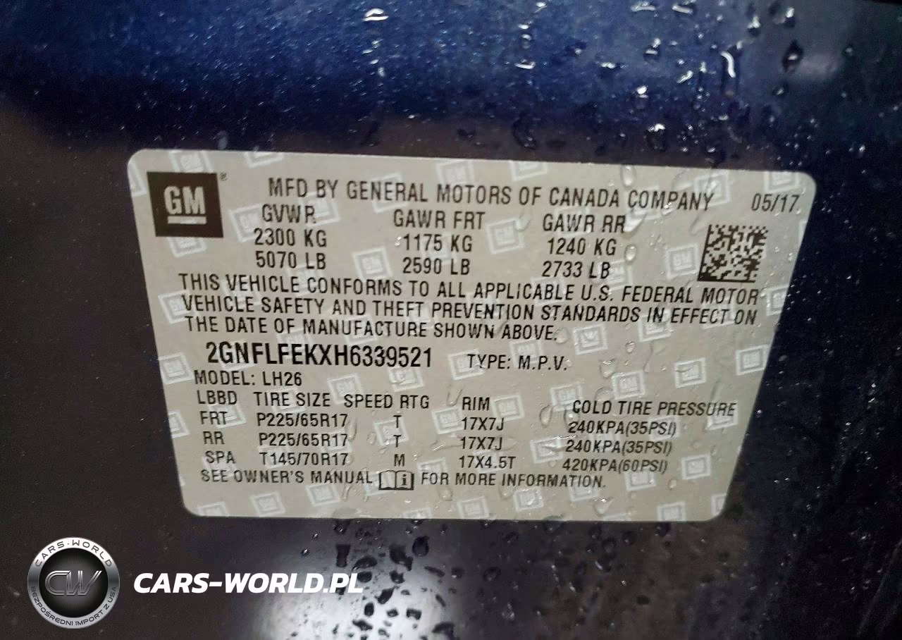 2017 Chevrolet Equinox Lt VIN:2GNFLFEKXH6339521 - 12