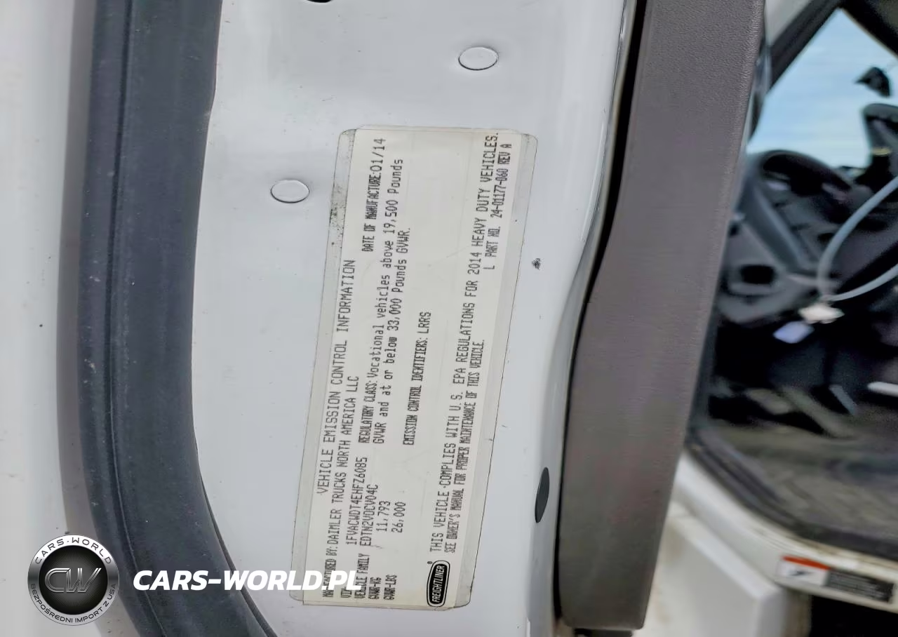 2014 Freightliner Business Class M2 Refrigerated Box Truck VIN:1FVACWDT4EHFZ6085 - 10