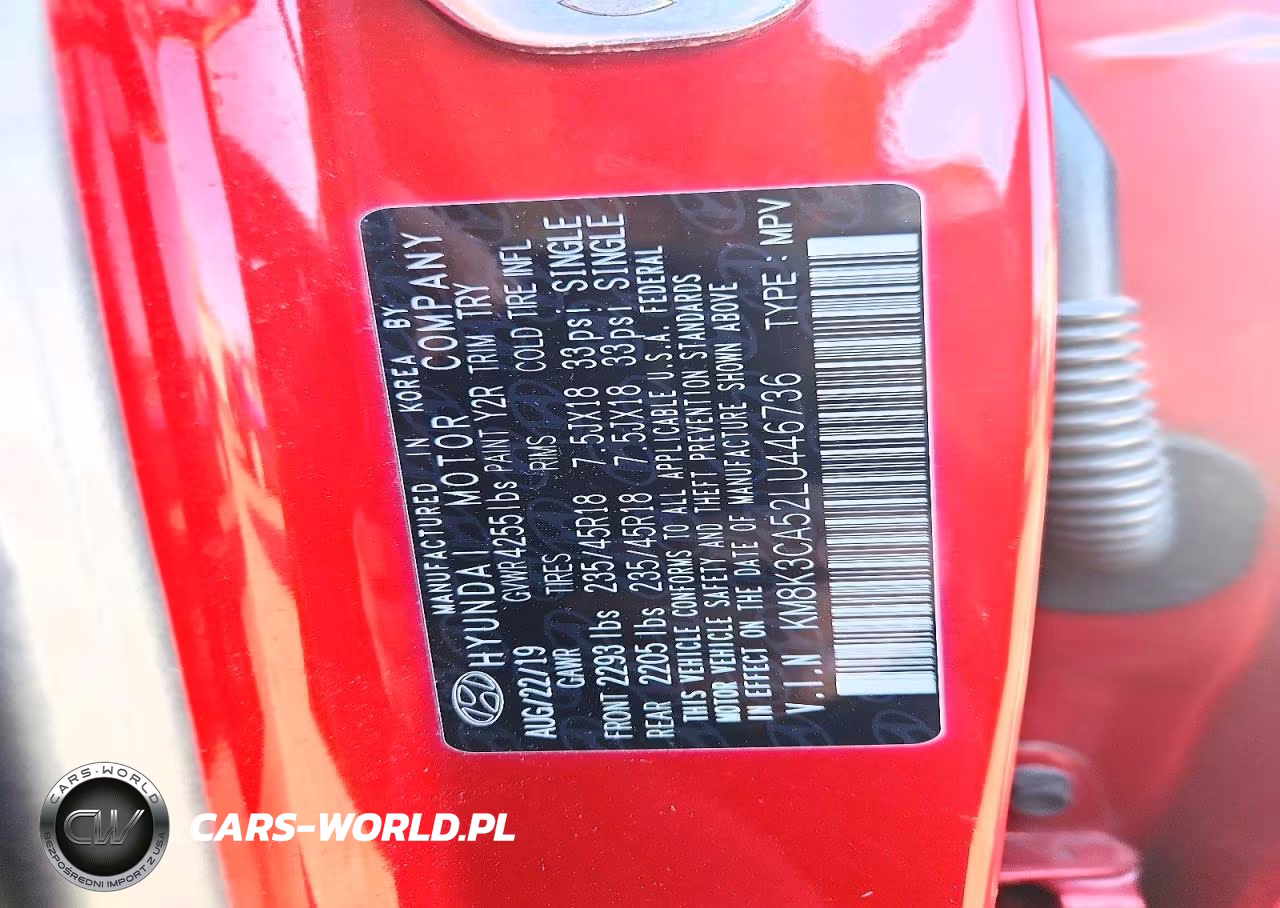 2020 Hyundai Kona Limited VIN:KM8K3CA52LU446736 - 13